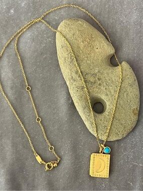 Sundance Gold Love You To The Moon
Locket Necklace with Turquoise Accent